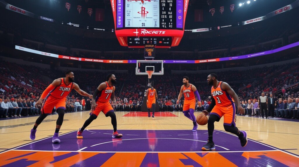 Houston Rockets vs Phoenix Suns Match Player Stats
