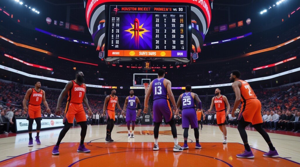 Houston Rockets vs Phoenix Suns Match Player Stats
